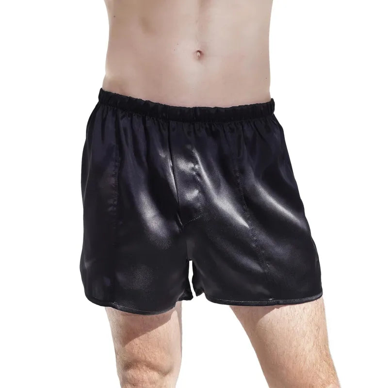 Silk Lady pure silk mens boxer shorts