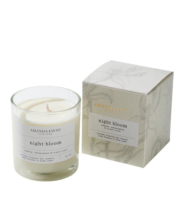 Single Wick Glass Candle