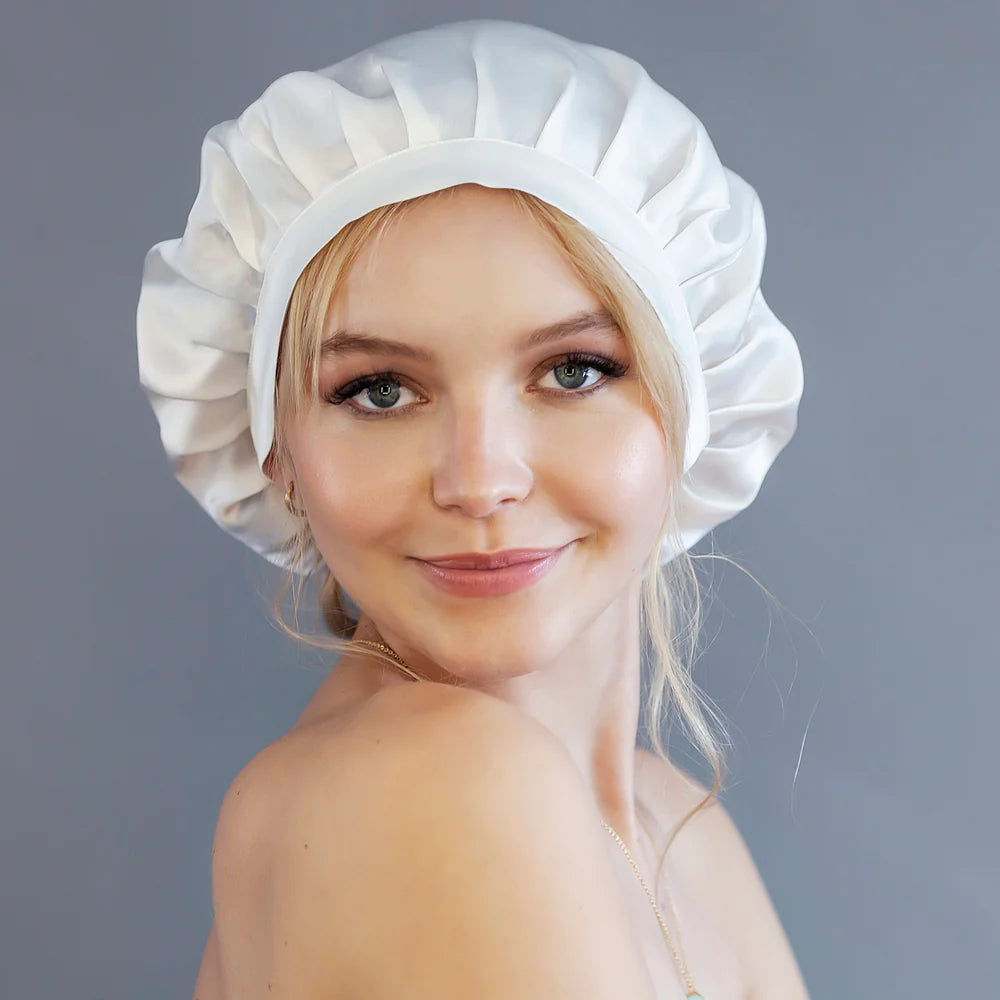 Silk Lady Organic Silk Sleep Bonnet